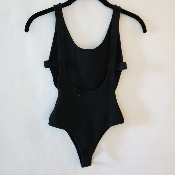 NWOT SUPER DOWN LISA BLACK BODYSUIT - Picture 6 of 6